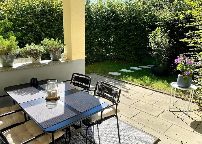 Mit Gartenblick Lägenhet *